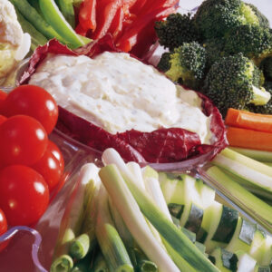 Crudité platter