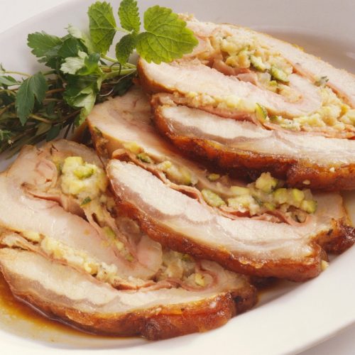 Stuffed pork loin