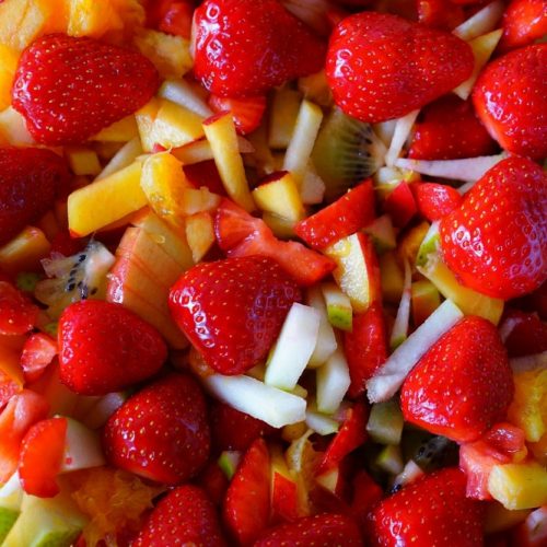 Fresh fruit salad (per person)