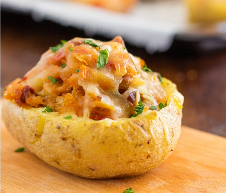 Loaded twice baked potato - Bayway Catering